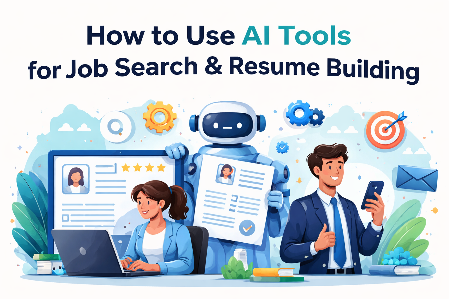 How to Use AI Tools to Build an ATS-Friendly Resume, Find the Right Jobs, and Prepare for Interviews