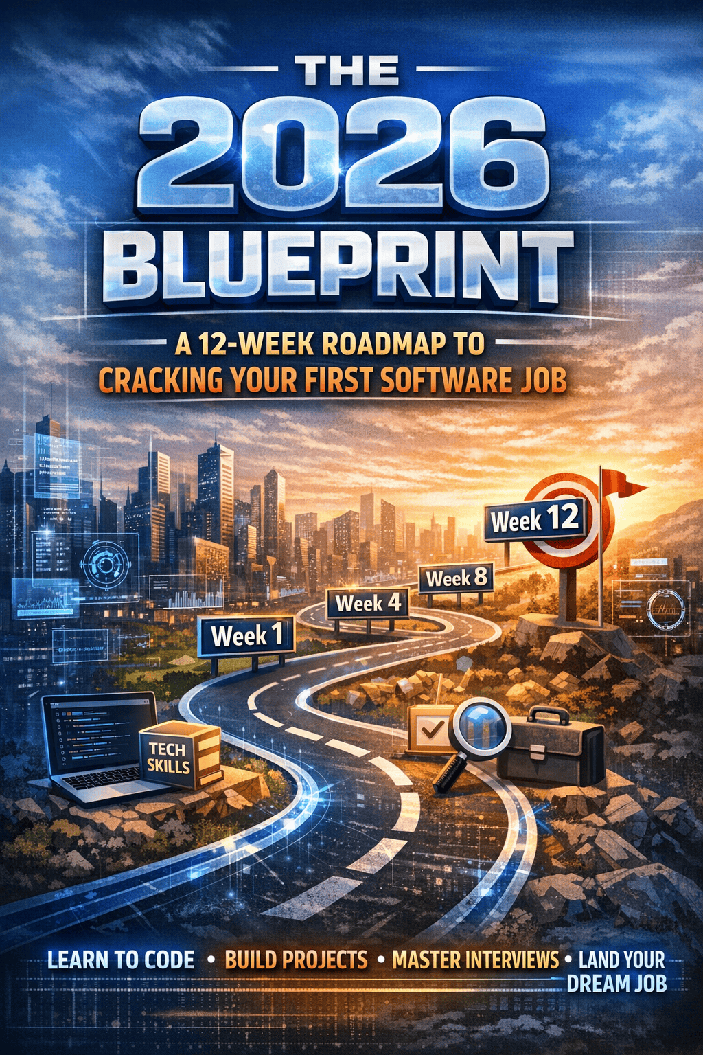 The 2026 Blueprint: A 12-Week Roadmap to Cracking Your First Software Job