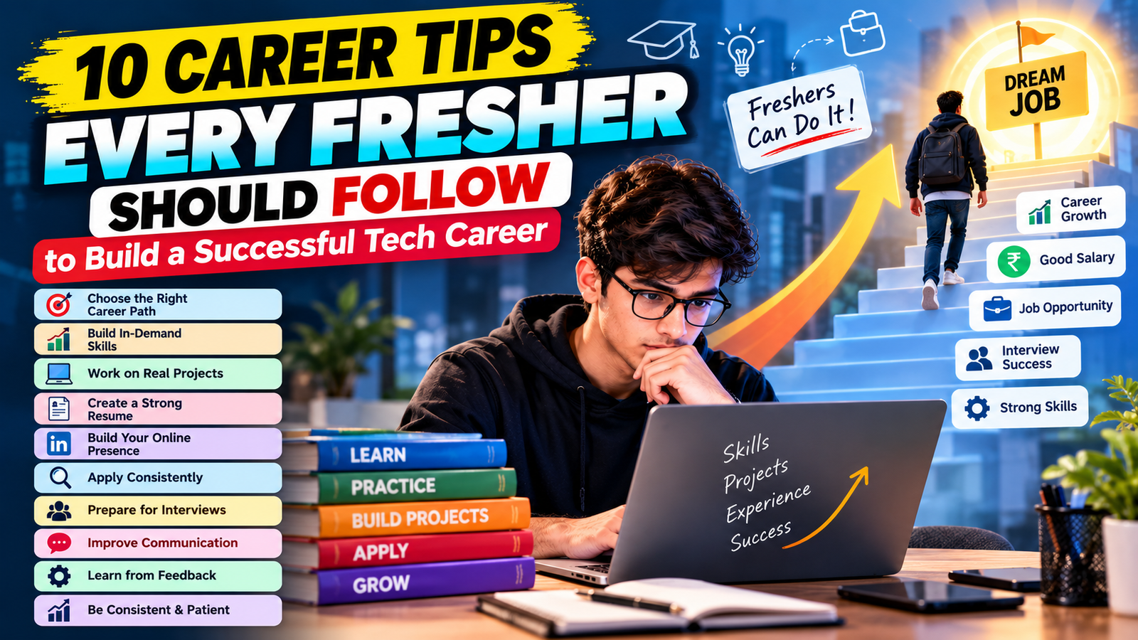 10 Career Tips Every Fresher Should Follow to Build a Successful Tech Career