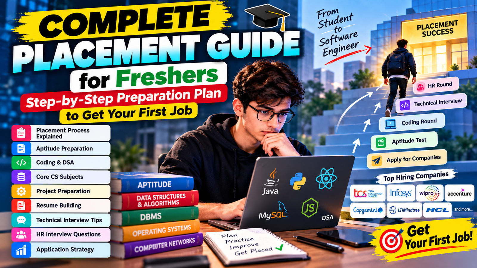 Complete Placement Guide for Freshers: How to Prepare for Campus Placements and Get Your First Job