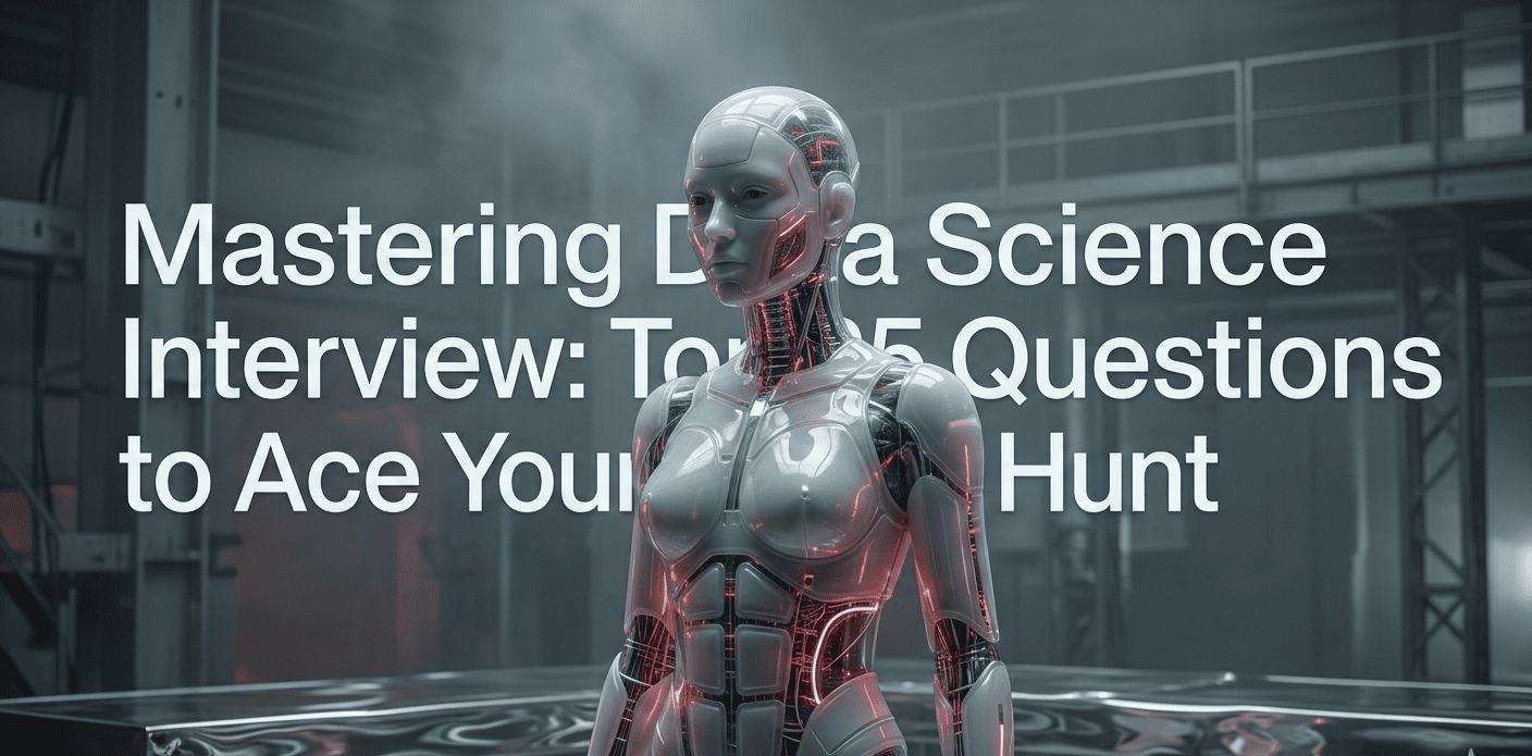 Mastering Data Science Interviews: Top 25 Questions to Ace Your Next Job Hunt