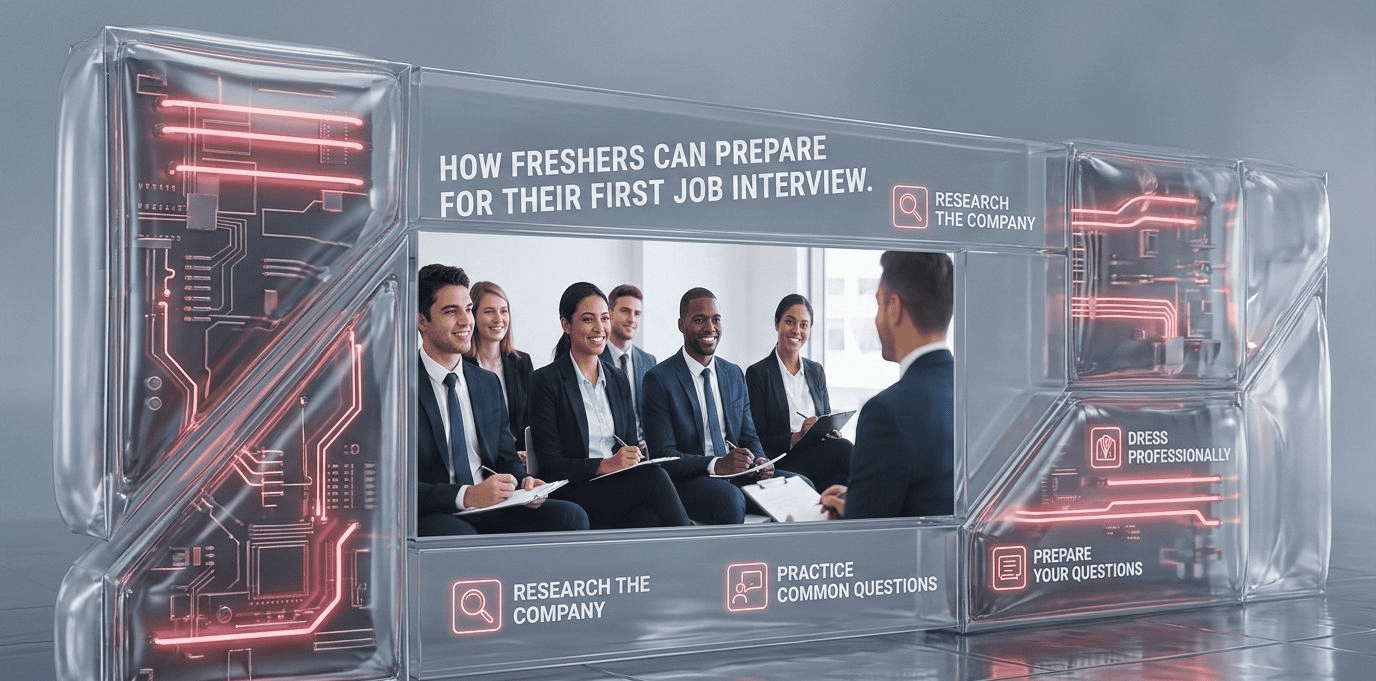 How freshers can prepare for their first job interview ?