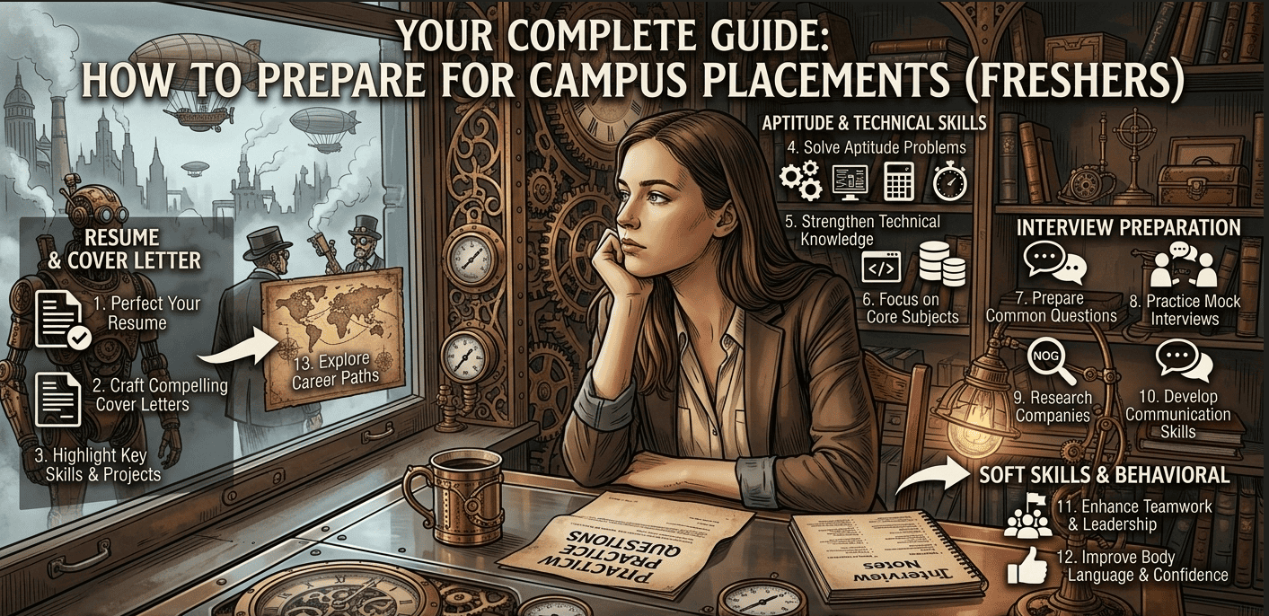How to Preparing for campus Placements as complete Guide for Freshers