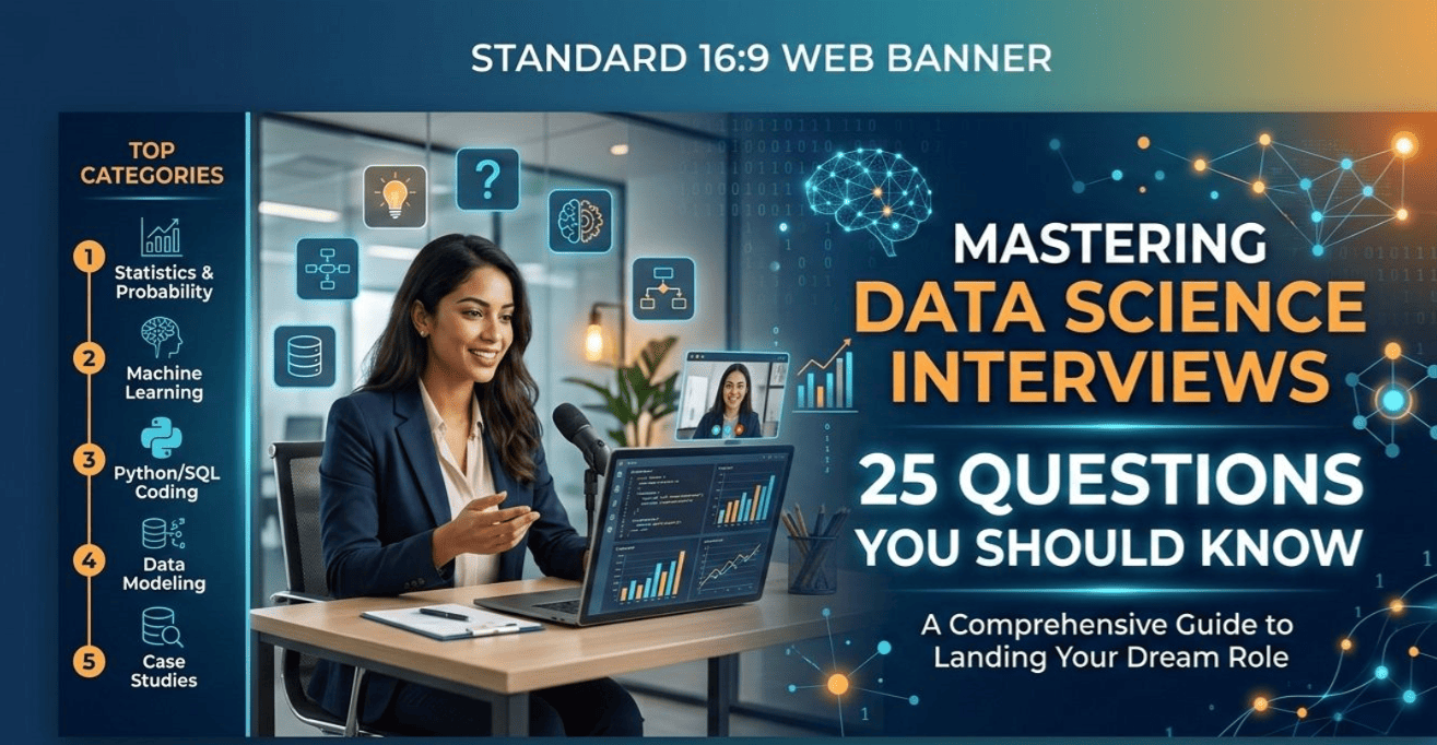 Mastering Data Science Interviews: 25 Questions You Should Know