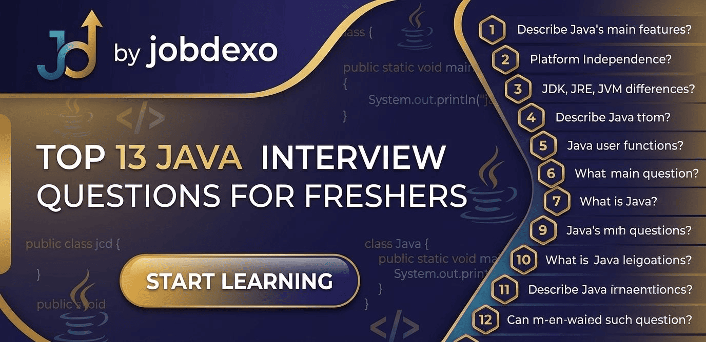 Top 13 Java Interview questions for freshers