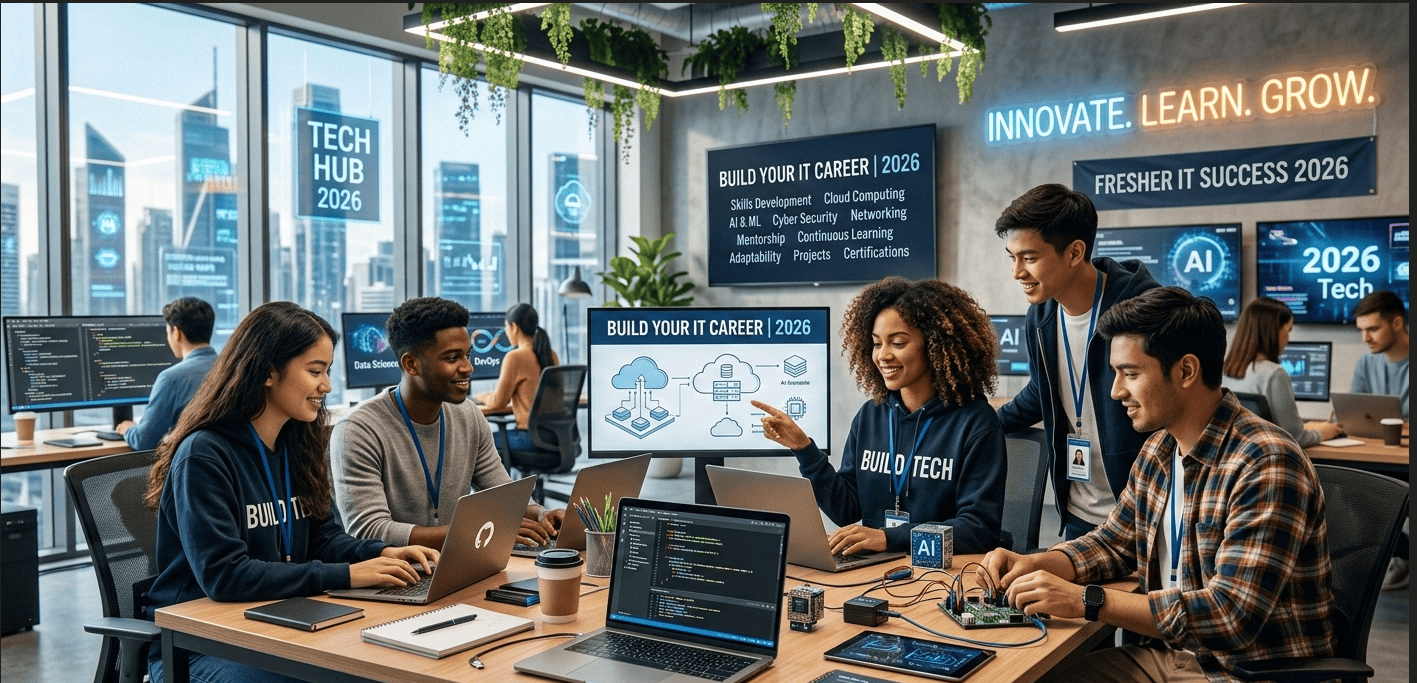 How Freshers Can Build a Strong IT Career in 2026.